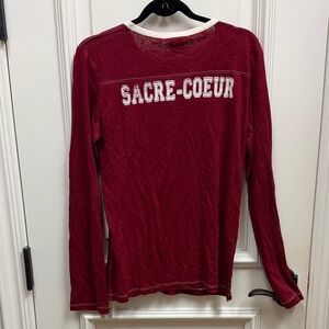 Isabel Marant pour H&M long Sleeve Shirt top linen Sacre Coeur raglan women kids